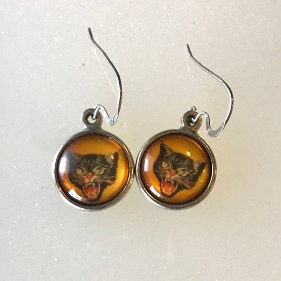 Jewelry - Black Cat Earrings